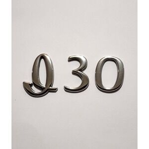 Infiniti I30 Emblem Letters Symbol Letter Badge Rear Chrome OEM 1995-2001